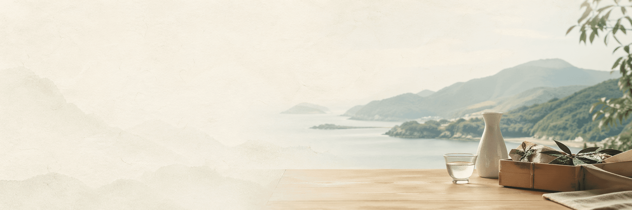 日本酒と郷土料理を囲む落ち着いた食卓